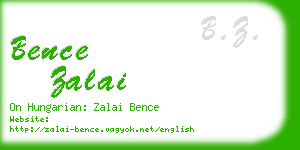 bence zalai business card